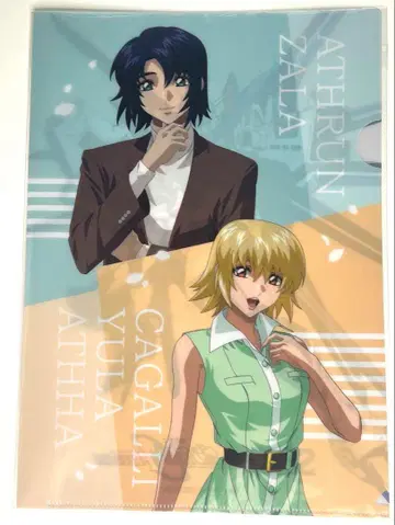 건담 SEED 컨택트 구매 혜택 클리어 파일 아스란&카가리