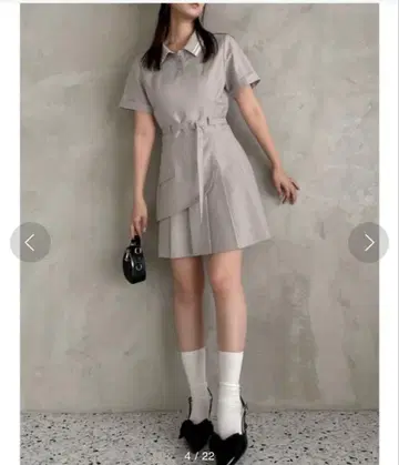 더즈린 피케 셔츠풍 원피스