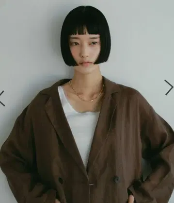 [1회만 사용] 린넨 브라운 테일러드 자켓