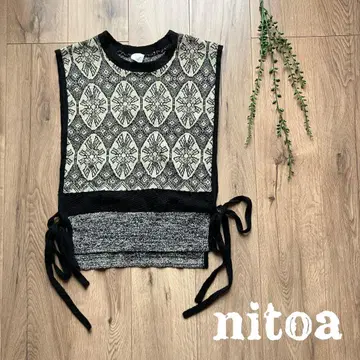 nitoa 니토카 오벌 트라이앵글 자카드 베스트