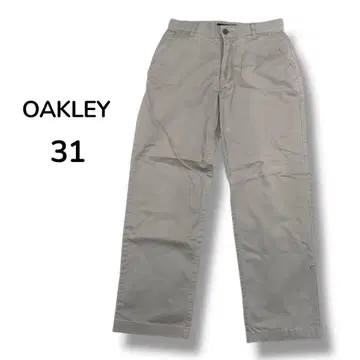 OAKLEY 오클리 골프 팬츠 남성용 L 베이지 치노 팬츠 가을/겨울