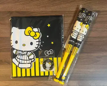 한신 타이거즈 산리오 타월 키링 배트 키티