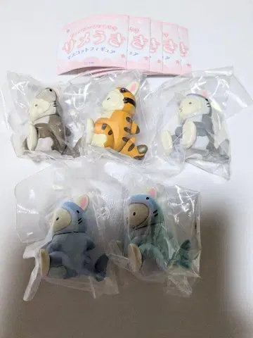 [ 미개봉 ] 상어 토끼 마스코트 피규어 전 5종