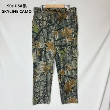 90s USA제 SKYLINE CAMO 리얼트리 카고 팬츠 M