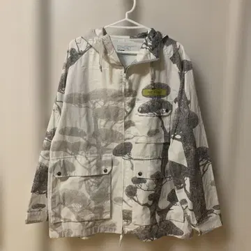 P-ROOM THE WORLD 올 패턴 립스탑 마운틴 후드티