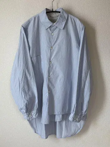 [Vlas Blomme]WashedCottonStripe 2way 셔츠