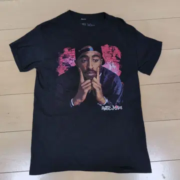 2Pac T셔츠 S사이즈 블랙