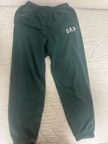 GAP 그린 스웨트 팬츠 XS