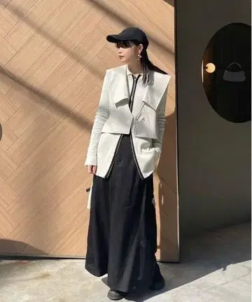 MILITARY INVERTED SKIRT ameri vintage
