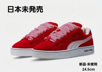 PUMA 헬로키티 스웨이드 스니커즈