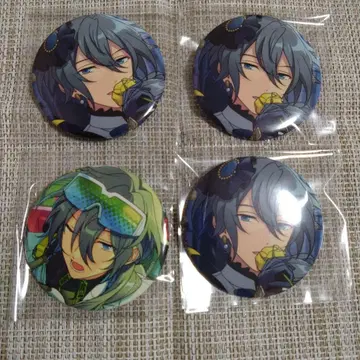 시이나 니키 캔 배지 4개