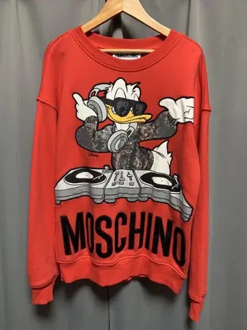 H&M MOSCHINO 도널드 덕 맨투맨 XS