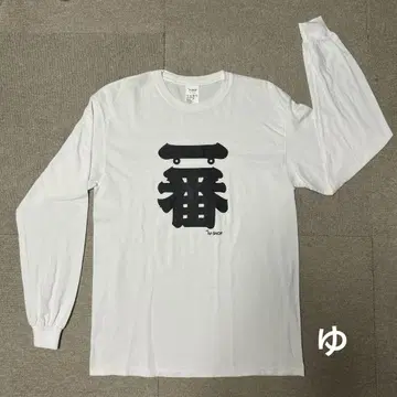 THE 1st SHOP 화이트 흰색 긴팔 티셔츠 남녀 티셔츠 레어