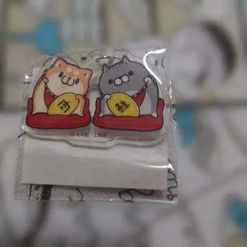 본레스 개와 본레스 고양이 아크릴 키링 미개봉