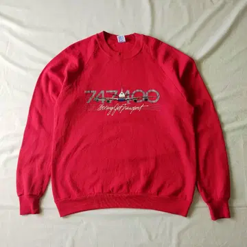 구제 의류 jerzees 맨투맨 래글런 슬리브 보잉 80s 90s