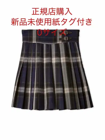 snidel 스나이델 플리츠 스커트 쇼팬츠 네이비 NVY