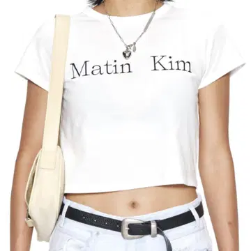 Matin Kim 티셔츠 [ WHITE ]