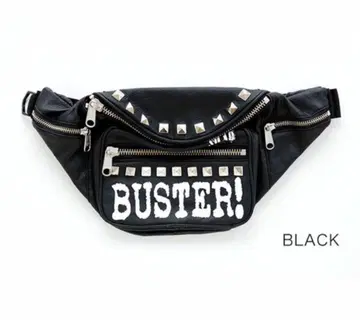 BUSTER HIP BAG SOAB BLACK 힙백