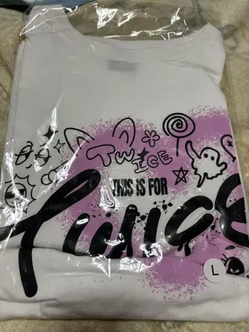 TWICE THIS IS FOR 티셔츠 L 사이즈