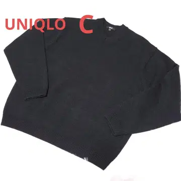 UNIQLO C 릴랙스 V넥 스웨터 블랙 M