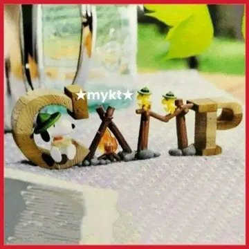 SNOOPY WORDS CAMP 스누피 워즈 캠핑 미니 피규어