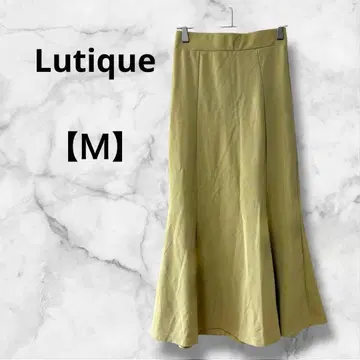 0259 루 플레어 스커트 롱 스커트 머메이드 스커트 M