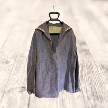 [ 60s 실물 ] 1965년 프랑스 해군 샴브레이 세일러 스모크