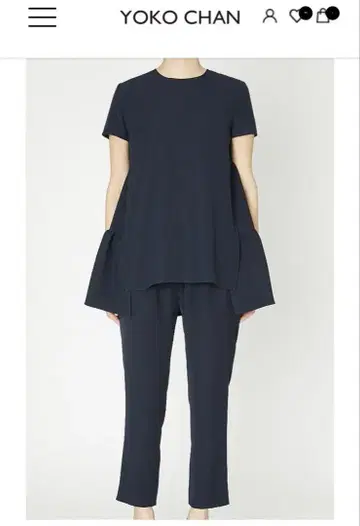 YOKO CHAN tops 38 NAVY