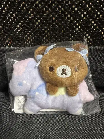 산엑스 코리락쿠마 인형 배지