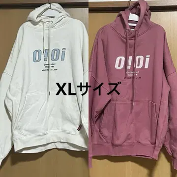 oioi 후드티, 크림 & 핑크