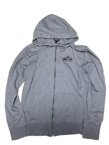 Patagonia 풀 집업 후드티 빅 로고