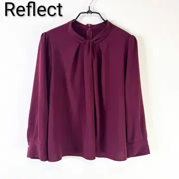 Reflect 보타이턱스탠드넥 블라우스