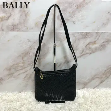 발리 BALLY 숄더백 퀼팅 네이비 골드 금장 장식