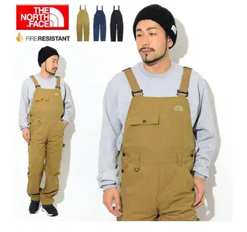 중고 THE NORTH FACE 파이어플라이 브라운 오버롤 L 사이즈