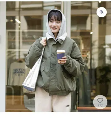 BONBON 밀리터리 자켓 M 사이즈