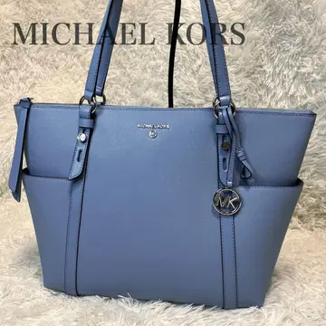 [ 새상품급 ] MICHAEL KORS 토트백 사피아노 A4 스카이블루
