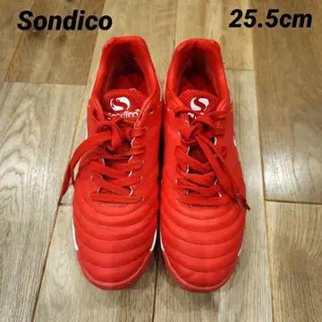 Sondico  축구 트레이닝 슈즈 빨간색 25.5cm