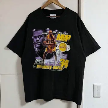 레이커스 샤크 티셔츠 NBA 농구 구제 의류 빅 실루엣