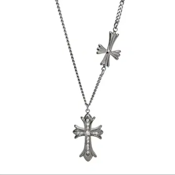 OFUSE 실버 크로스 목걸이