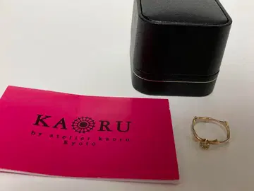 새상품급 카오루 KAORU 로즈 다이아몬드 반지 k10 12호