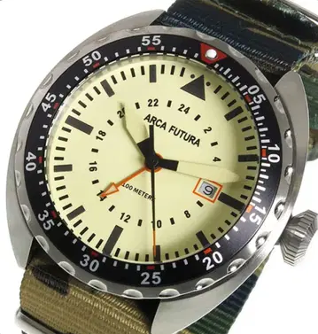 [새상품] ARCA FUTURA 카모 패턴 아웃도어 남성용 워치