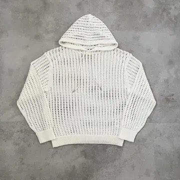25SS GALERIE VIE 오픈워크 코튼 후드 풀오버