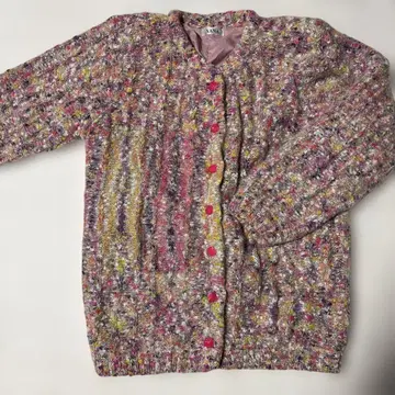 XANA 멀티 컬러 니트 가디건 빈티지