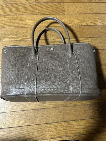 mal. 천연 가죽 토트백