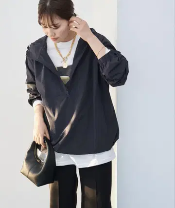 Plage 발수 Anorak Parka 네이비 시착만 한 상품 새상품급