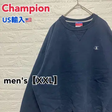 F798 [ US 수입 ] 챔피온 스웨트 셔츠 네이비 계열 [ XXL ]