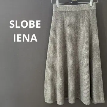 [ SLOBE IENA 새상품급 ] 에어리 리브 니트 스커트