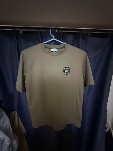 LACOSTE for BEAMS / 올리브와 베이지 T셔츠 2장