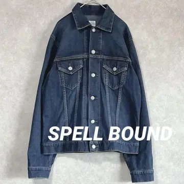 [ 새상품급 ] SPELL BOUND 데님 자켓 일본제 다크 네이비