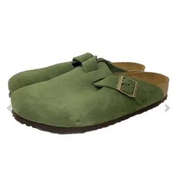 9232 BIRKENSTOCK 보스턴 스웨이드 그린 27cm